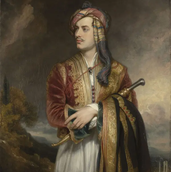 Lord Byron in abito arvanita di Phillips 1813