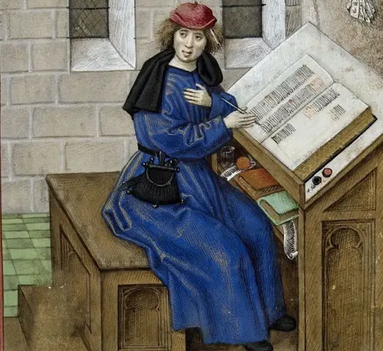 scriba medievale